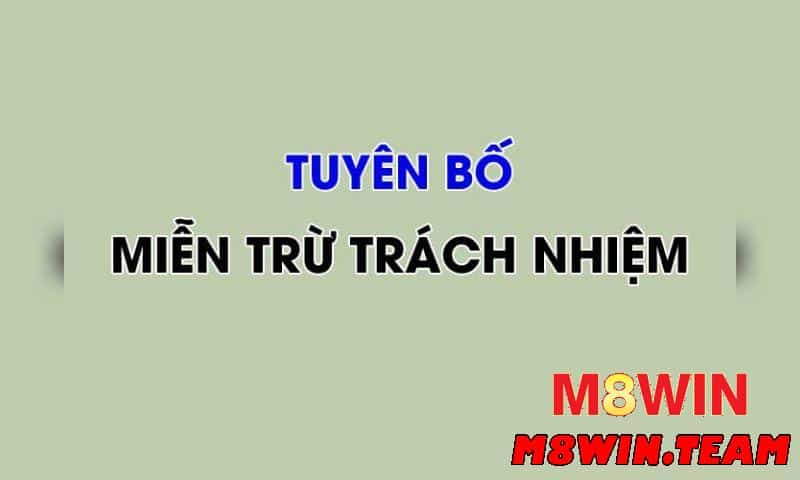 Miễn trừ trách nhiệm rất quan trọng trong điều khoản hoạt động nhà cái